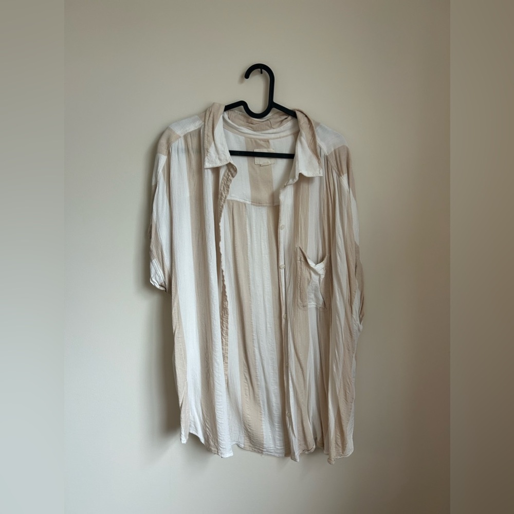 Loose Button Up or Cover Up